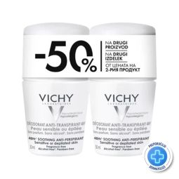 Vichy PROMO Deo roll on za osetljivu kožu 50 ml + 50% popusta na drugi proizvod