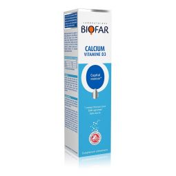 Biofar Kalcijum 500 mg i vitamin D3 20 šumećih tableta