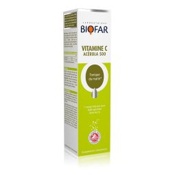 Biofar Vitamin C Acerola 500 mg 20 šumećih tableta