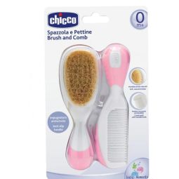 Chicco Set češalj i četka - Roze