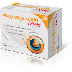 Magnezijum Direkt 300, 20 kesica