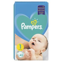 Pampers Active Baby VP pelene, veličina 1 (2-5 kg), 43 komada