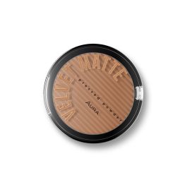 Aura kompaktni puder Velvet Matte 314 Warm Beige 9 g