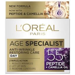 Loreal Paris Age Specialist Anti-Wrinkle 55+ Dnevna nega za obnavljanje kože 50ml