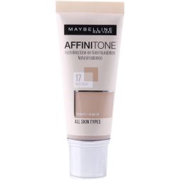 Maybelline New York Affinitone tečni puder 17 Rose Beige 30ml