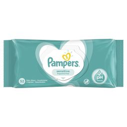 Pampers Sensitive, vlažne maramice, 52 komada