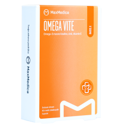 Maxmedica Omega Vite - Omega 3 sa cinkom i vit E, 60 kapsula