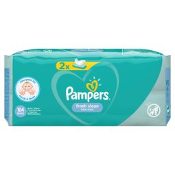 Pampers Fresh, vlažne maramice, 2x52 komada