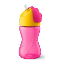 Avent Magična šolja sa slamčicom 300ml Roze, 12m+