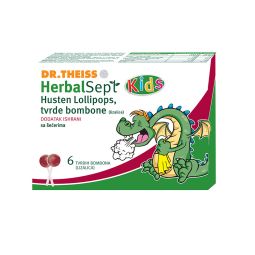 Dr.Theiss Herbal Sept Kids lizalice protiv kašlja 6 komada