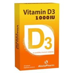 Vitamin D3 1000 IU, 30 kapsula