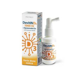 DevitIN D3 1000IU + Zn sprej, 30ml