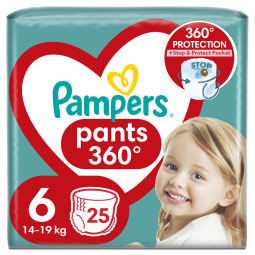 Pampers Pants VP pelene gaćice 6 (14-19 kg), 25 komada