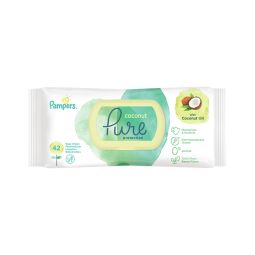 Pampers Coconut Pure, vlažne maramice, 42 komada