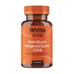 BiVits Kalcijum Magnezijum Cink, 60 tableta