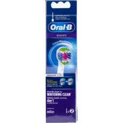 Oral B 3D WHITE nastavak za električnu četkicu za zube, 2 komada