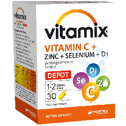 Fortex Vitamin C+Zinc+Selenium+D3 Depot 30 tableta