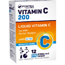 Fortex Vitamin C Liquid 200mg 12 kesica