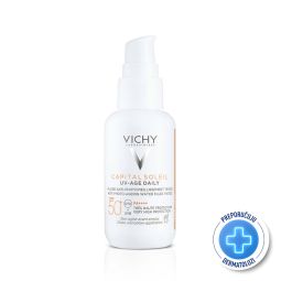 Vichy Capital Soleil UV Age Daily Tonirani Vodeni fluid protiv znakova fotostarenja SPF 50+, 40 ml