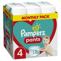 Pampers  Pants Monthly Pack Pelene gaćice S4 9-15kg 176 komada