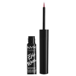 Vodootporni tečni mat ajlajner NYX Professional Makeup 3,5ml Tamnocrveni