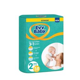 Evy Baby pelene twin 2 mini 3-6kg 3 u 1 58 komada