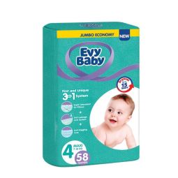 Evy Baby pelene jumbo 4 maxi 8-18kg 3u1 58 komada