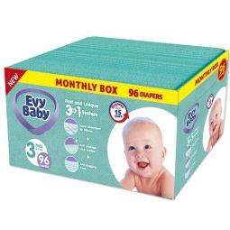 Evy Baby pelene Box 3 midi 5-9kg  3u 1 96 komada