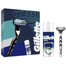 Gillette set Xmas 22 Mach3 brijač + Series pena 100ml