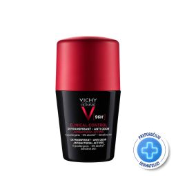 Vichy Homme Clinical Control Roll-on dezodorans protiv neprijatnih mirisa do 96h, 50 ml