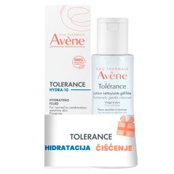 Avene Tolerance Hydra-10 fluid 40ml + Tolerance losion 100ml Gratis