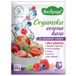 Bio Špajz Ovsena kaša šumsko voće 60g