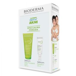 Bioderma Promo set Sebium gel moussant actif 200ml + Sebium Kerato+ gel-krem 30ml