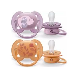 Avent Varalica Ultra Soft 6-18m za devojčice 2 komada