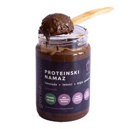 Gorila Proteinski namaz čokolada + lešnik + biljni proteini 375g