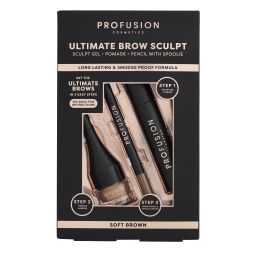 Profusion Ultimate Brow Sculpt set za obrve - Soft Brown