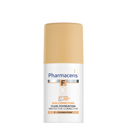 Pharmaceris F Puder Sun korektivni tečni SPF 50+ ivory 01 30ml