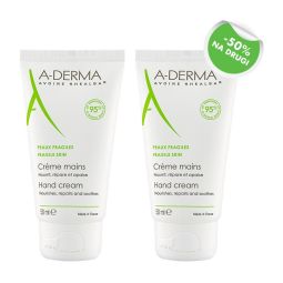 A-Derma krema za ruke 50ml + 50% popusta na drugi komad