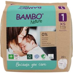 Bambo Nature Eco-Friendly pelene 1 (2-4 kg) papirno pakovanje 22 komada