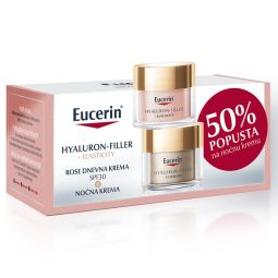 Eucerin Box Elasticity Rose Dnevna krema SPF 30 50ml + Noćna krema (-50%) 50ml Promo