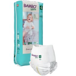 Bambo Pelene  Nature Eco-Friendly 4 gaćice (7-12kg) 40 komada