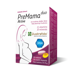 PreMama Duo Active 30 kapsula + 30 tableta