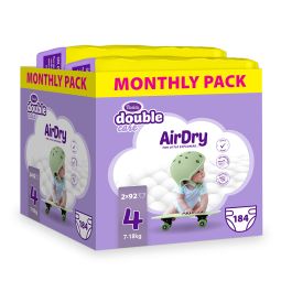 Violeta pelene Monthly Pack Maxi 4 (7-18kg) 184 komada