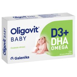 Oligovit D3 + DHA omega baby 30 twist-off kapsula