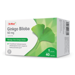 Dr. Max Ginkgo biloba 60mg 40 kapsula