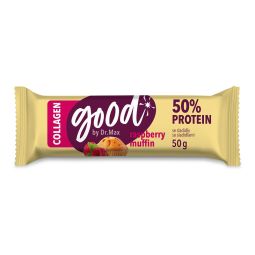 GOOD by Dr. Max® Protein Bar 50% Raspberry Muffin 50g