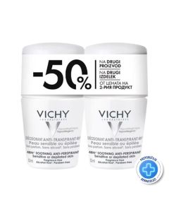 Vichy PROMO Deo roll on za osetljivu kožu 50 ml + 50% popusta na drugi proizvod