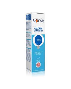 Biofar Kalcijum 500 mg i vitamin D3 20 šumećih tableta