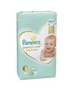 Pampers Premium Care 3 VP pelene, veličina 3 (6-10kg), 60 komada