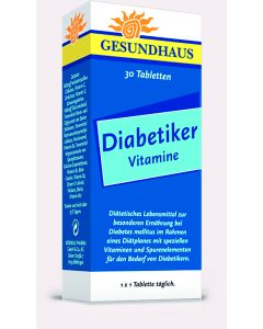 Diabetiker vitamini za dijabetičare 30 tableta